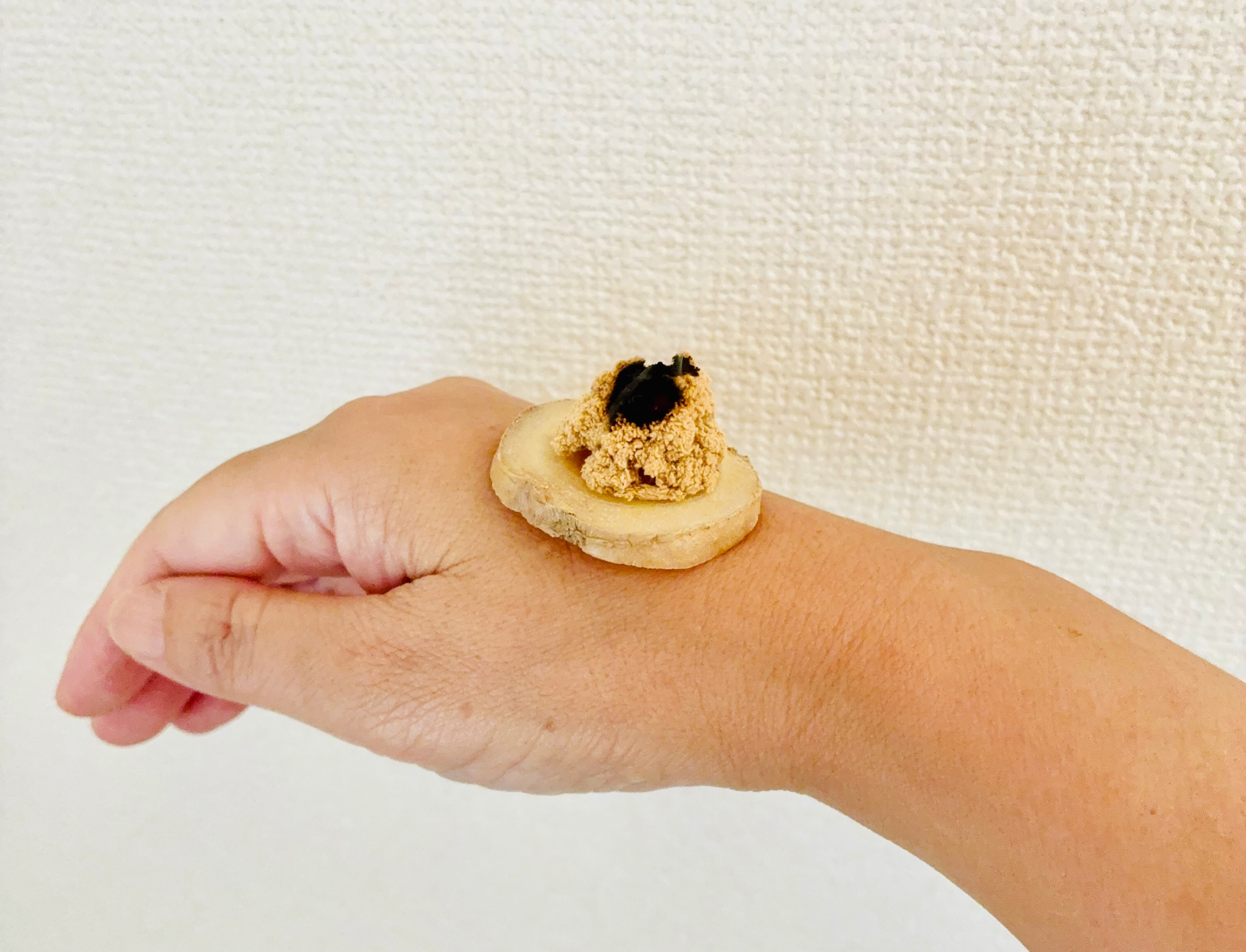 そうめんの薬味に使った生姜。